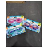 (12) Child Goggles, Multi Color, Swim Toy, Ages 4+