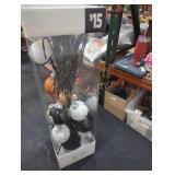 Halloween Tree Decor w Ball Ornaments