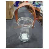 (3) Glass Hanging Decorative Jar,