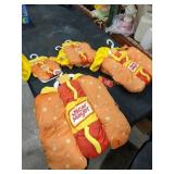 (6) Assorted Sized Dog Costumes
