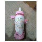 Pink baby bottle