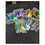 Butterfly Garden Stake Lot