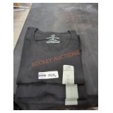 1 medium black T-shirt and 2 large black shirts