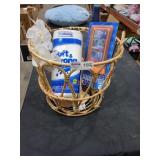 Basket Lot Of Assorted Items