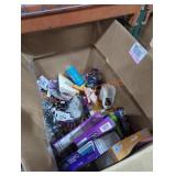 Box lot of Halloween and cereal