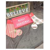 Wooden Christmas Holiday Home Decor
