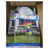 Box Lot Of Assorted Party Items