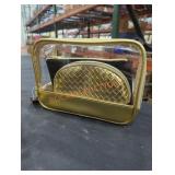 Gold make up bag