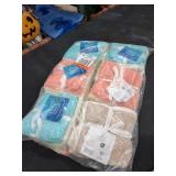(6) 8pc Washcloths
