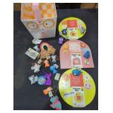 Kiddie Bucket of Magnets and Keychains