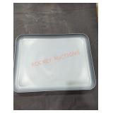 (4) Plastic Food Safe Trays, Rectangle