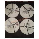 (4) 4 Dinner Plates, 