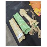 3 decorative signs
