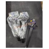 (3) Metal Halloween Wall/Door Hook, Bat, Black