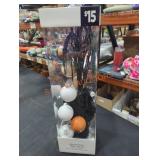 Halloween Tree Decor w Ball Ornaments