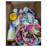 Box Lot Of Assorted pArty Items