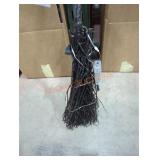 Glittery witch broom