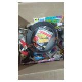 Miscellaneous house items with cast iron skillet