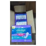 3 Packs of Always Discreet Moderate Long Pads