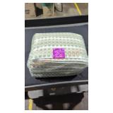 Pack of 4 green towels