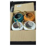 Pack of 4 lantern cutut l.e.d candles only