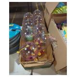 Eight Plastic Hummingbird Feeders