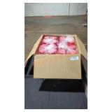 Box full of red solo cups lot
