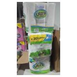 2 sets of 8 paper towels and 2 sets of 6 paper