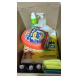 Home cleaning supply box lot