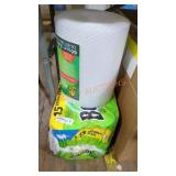 Bounty paper towels and bubble cushion