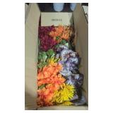 Sortment of fake flowers and 18 foot LED bulb