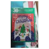 Christmas gift bags and cards