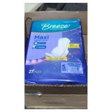 Breeze 3 packs of 27 maxi pads