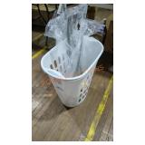 Laundry basket and cleaning supply lot