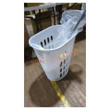 Laundry basket and cleaning supply lot