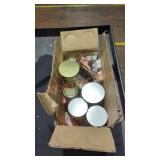Candles and melting waxes box lot