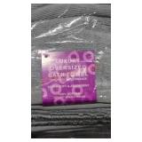 Pack of 4 blue towels