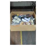 Big box of flip flops and slides lot