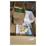New craft supplies box lot