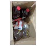 Hummingbird feed and feeder box lot