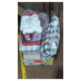 Christmas socks bath rugss and pillows