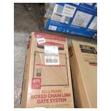 (2) Full Frame Boxed Chain Link Gate System