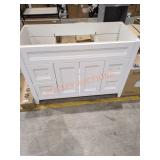 White Vanity Without Sink Top APPROX MEASUREMENTS