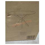 Natural round dining table