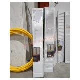 Louver Panel Bi-Fold Doors 24"x80-11/16" APPROX