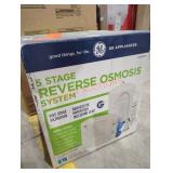 GE 5 stage reverse osmosis system
