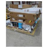 Skid LOT Assorted Size and Brand Shower Walls