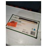 44in. Linear Grey/Gold Selectable CCT Flush Mount