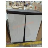 Gray plastic cabinet