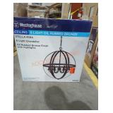 Westinghouse ceiling 6 light chandelier